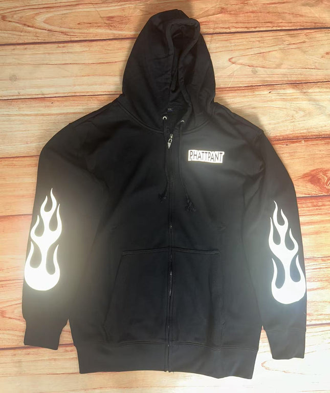 PHATTPANT biohazard zip-up hoodie- Hoodie – Biohazard  A003